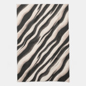 Linge De Cuisine Zebra raye une texture transparente + vos idées (Vertical)