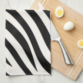 Linge De Cuisine Zebra Stripes Impression moderne (Quart Plié)