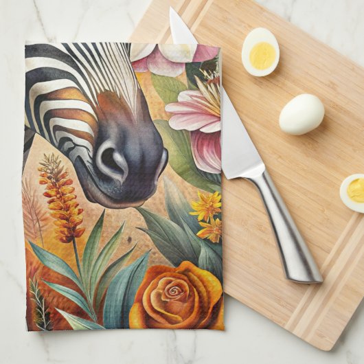 Linge De Cuisine Zèbre (Quart Plié)