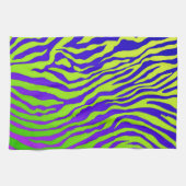 Linge De Cuisine Zèbre vert (Horizontal)