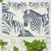 Linge De Cuisine Zèbres monochromatiques (Plié)