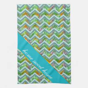 Linge De Cuisine Zigzag en verre souillé