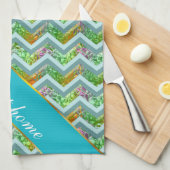 Linge De Cuisine ZigZag en verre tendu (Quart Plié)