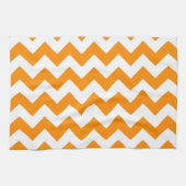 Linge De Cuisine Zigzag orange foncé (Horizontal)