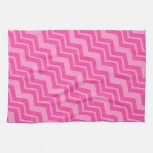 Linge De Cuisine Zigzag rose chaud Chevron Motif Design