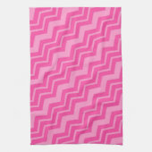 Linge De Cuisine Zigzag rose chaud Chevron Motif Design (Vertical)