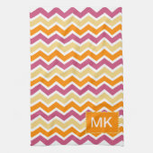 Linge De Cuisine ZigZag tribale dynamique (Vertical)