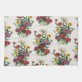 Linge De Cuisine Zinnias (Horizontal)