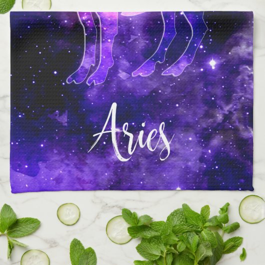 Linge De Cuisine Zodiac : Aries (Plié)