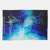 Linge De Cuisine Zodiac : Capricorne Traits (Horizontal)