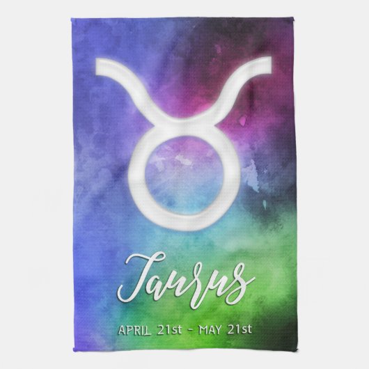 Linge De Cuisine Zodiac : Dates du Taurus (Vertical)