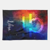 Linge De Cuisine Zodiac : Espace Arc-en-ciel de Libra (Horizontal)