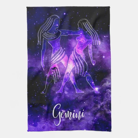 Linge De Cuisine Zodiac : Gemini (Vertical)