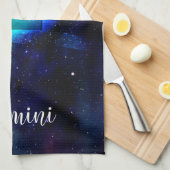 Linge De Cuisine Zodiac : Gemini Rainbow Space (Quart Plié)