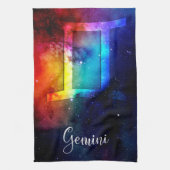 Linge De Cuisine Zodiac : Gemini Rainbow Space (Vertical)