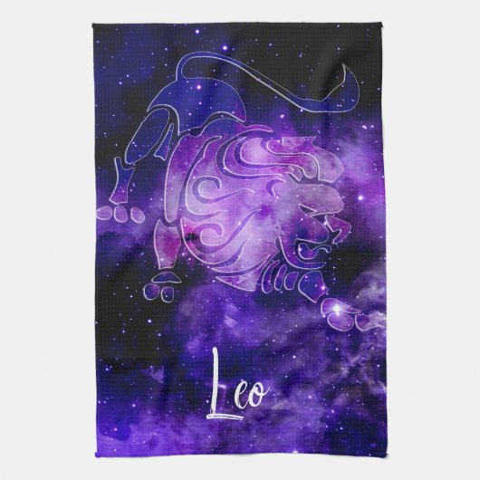 Linge De Cuisine Zodiac : Leo (Vertical)