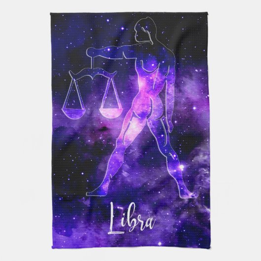 Linge De Cuisine Zodiac : Libra (Vertical)