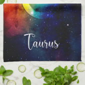 Linge De Cuisine Zodiac : Taurus Space Rainbow (Plié)