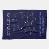 Linge De Cuisine Zodiaque Sagittarius (Horizontal)