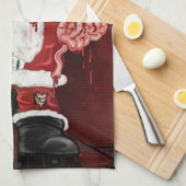 Linge De Cuisine Zombie Père Noël (Quart Plié)