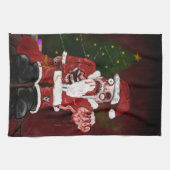 Linge De Cuisine Zombie Père Noël (Horizontal)