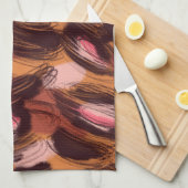 Linge De Cuisine Zones léopard Motif animal africain (Quart Plié)