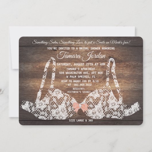 Linge de lingerie en dentelle Invitation pour douc (Devant)