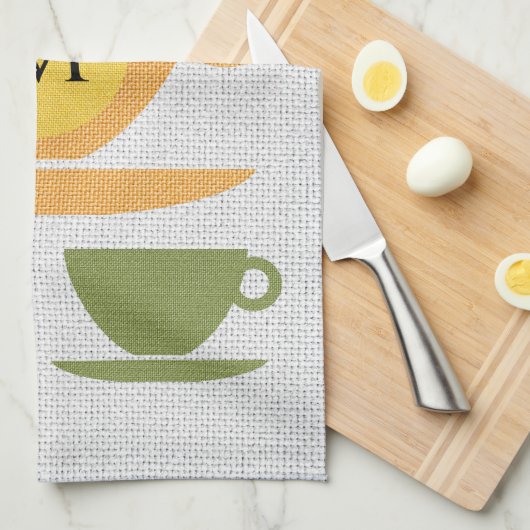 Linge de maison Teacups Serviettes de cuisine (Quart Plié)