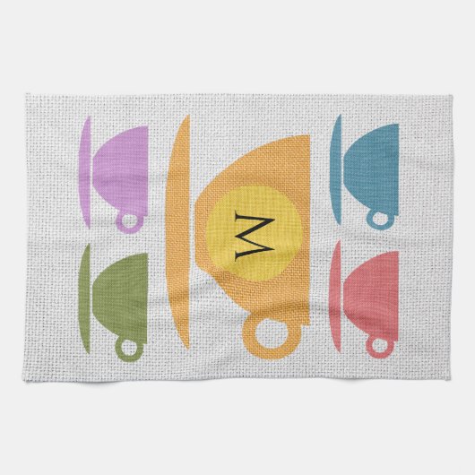 Linge de maison Teacups Serviettes de cuisine (Horizontal)