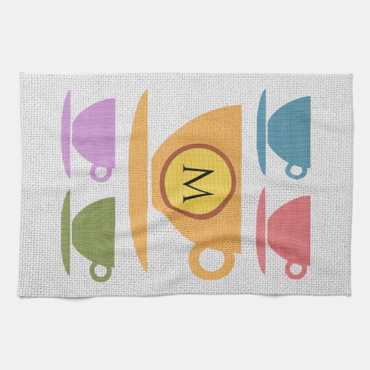 Linge de maison Teacups Serviettes de cuisine (Horizontal)