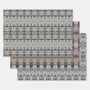 Linge de plateau noir ou emballage cadeau de feuil