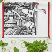 linge de toilette de la cuisine new york (Plié)