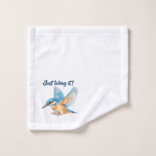 Linge de toilette Martin-pêcheur (Gant de toilette)