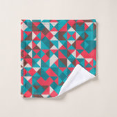 Linge de toilette motif géométrique sans couture (Gant de toilette)