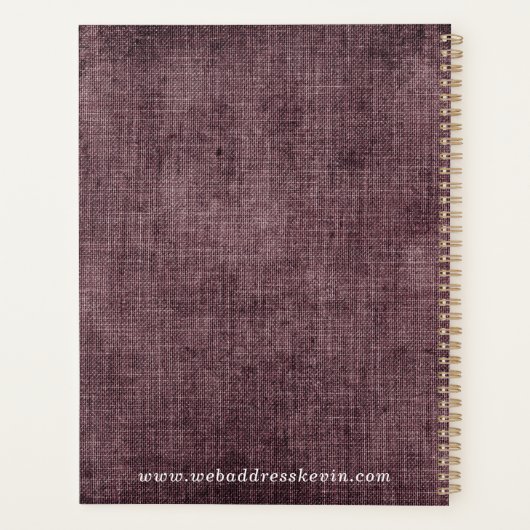 Linge de vin violet rustique Texture Design d'entr (Dos)