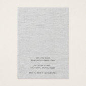 Linge gris clair look carte d'affichage d'oreille (Dos)