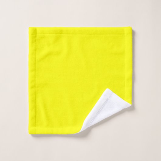 Linge Jaune Sunny - Doux et Absorbant (Gant de toilette)