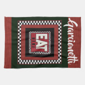 Linge Retro Signal rétro Serviettes de cuisine (Horizontal)