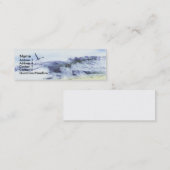 Lingen over water | WATERVERF Mini Visitekaartje (Voorkant / Achterkant)