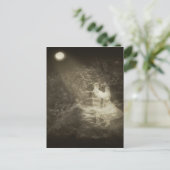 Linger in de Moonlight 1 Briefkaart (Staand voorkant)