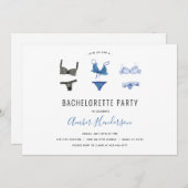 Lingerie Bachelorette Party Invitation (Devant / Derrière)