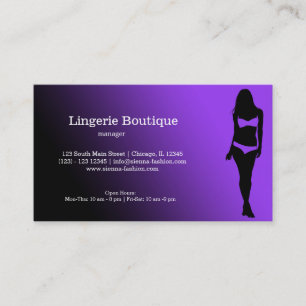 Lingerie Boutique Visitekaartje