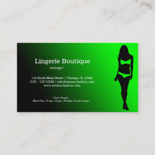 Lingerie Boutique Visitekaartje