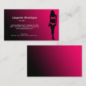 Lingerie Boutique Visitekaartje (Voorkant / Achterkant)