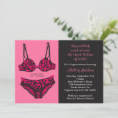 Lingerie Bridal Shower Kaart (Staand voorkant)