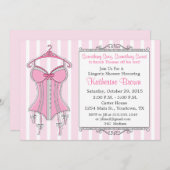 Lingerie Bridal Shower Kaart (Voorkant / Achterkant)