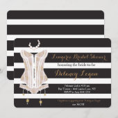 Lingerie Bridal Shower Kaart (Voorkant / Achterkant)