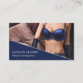 Lingerie, dameskleding Visitekaartje (Voorkant)
