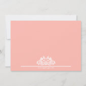 Lingerie Douche Bachelorette Fête Invitations (Dos)