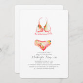 Lingerie Douche nuptiale Invitations (Devant / Derrière)